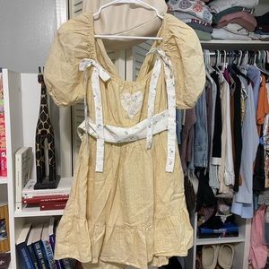 Handmade linen dress
